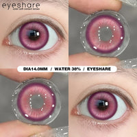 EYESHARE 1Pair Color Contact Lenses For Eyes Anime Purple Colored Lenses Pink Cosplay Halloween Makeup Lenses Yearly Eye Contact