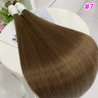 Colored Straight Human Hair Bulk for Braiding