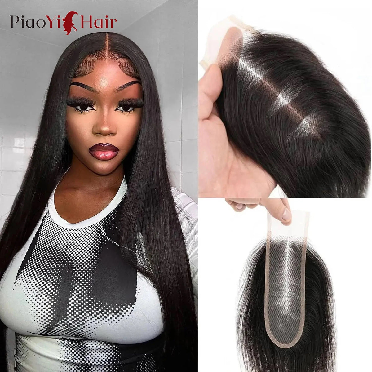 Straight 10A Human Hair Bundles | 4×4 Closure Sets & Single Samples