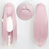 100cm Colourful Wig Long Staight Cosplay Anime Costume Party Wigs Synthetic Heat Resistant Wig