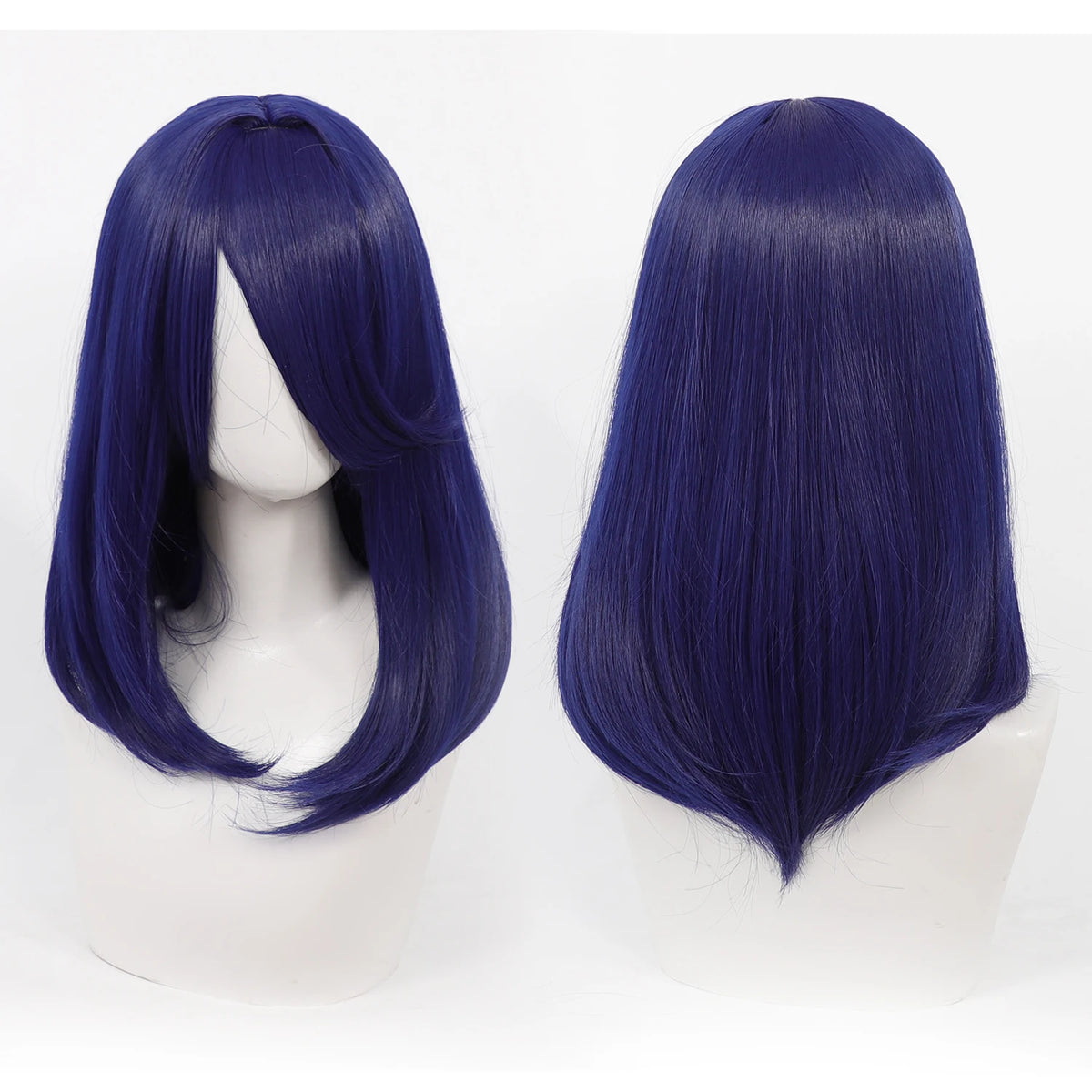 18 Inch Extra Long Straight Hair Wig With Bangs Synthetic Heat-Resistant Suitable For Women Cosplay Wigs