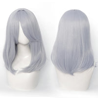 18 Inch Extra Long Straight Hair Wig With Bangs Synthetic Heat-Resistant Suitable For Women Cosplay Wigs