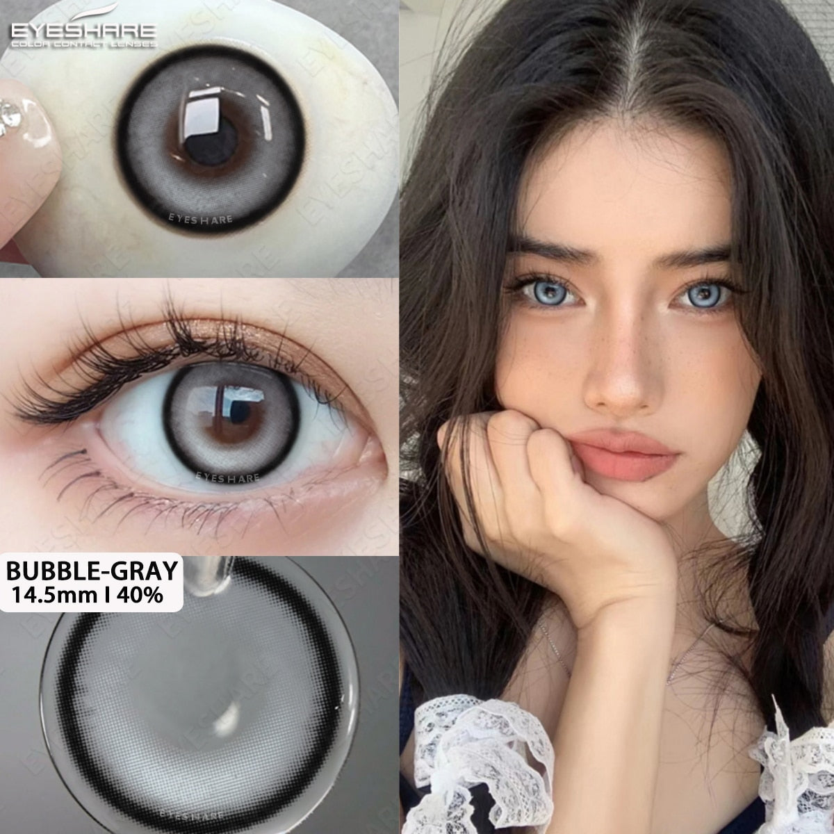 1Pair New Color Contact Lenses for Eyes Natural Brown Eyes Contacts Lenses Yearly Fashion Blue Eyes Lens Colored Lens
