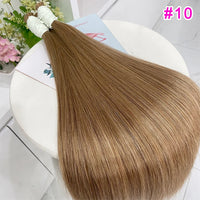 Colored Straight Human Hair Bulk for Braiding