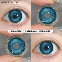 EYESHARE 1Pair Colored Contact Lenses for Eyes White Cosplay Lenses Red Anime Lenses Pink Colored Lens Yearly Blue Eye Contact