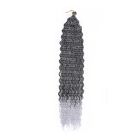 Ocean Wave Crochet Hair 22 Inch Deep Wave Curly Braiding Hair Soft Synthetic Crochet Braids for Black Women