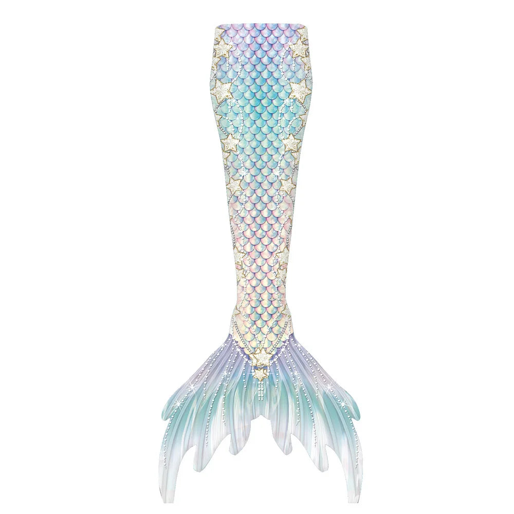 Swimming Mermaid Tail Cosplay Costume Children Party Gift Fantasy Swimsuit Beach Swimwear Kids Adult 2025 New Summer Season
