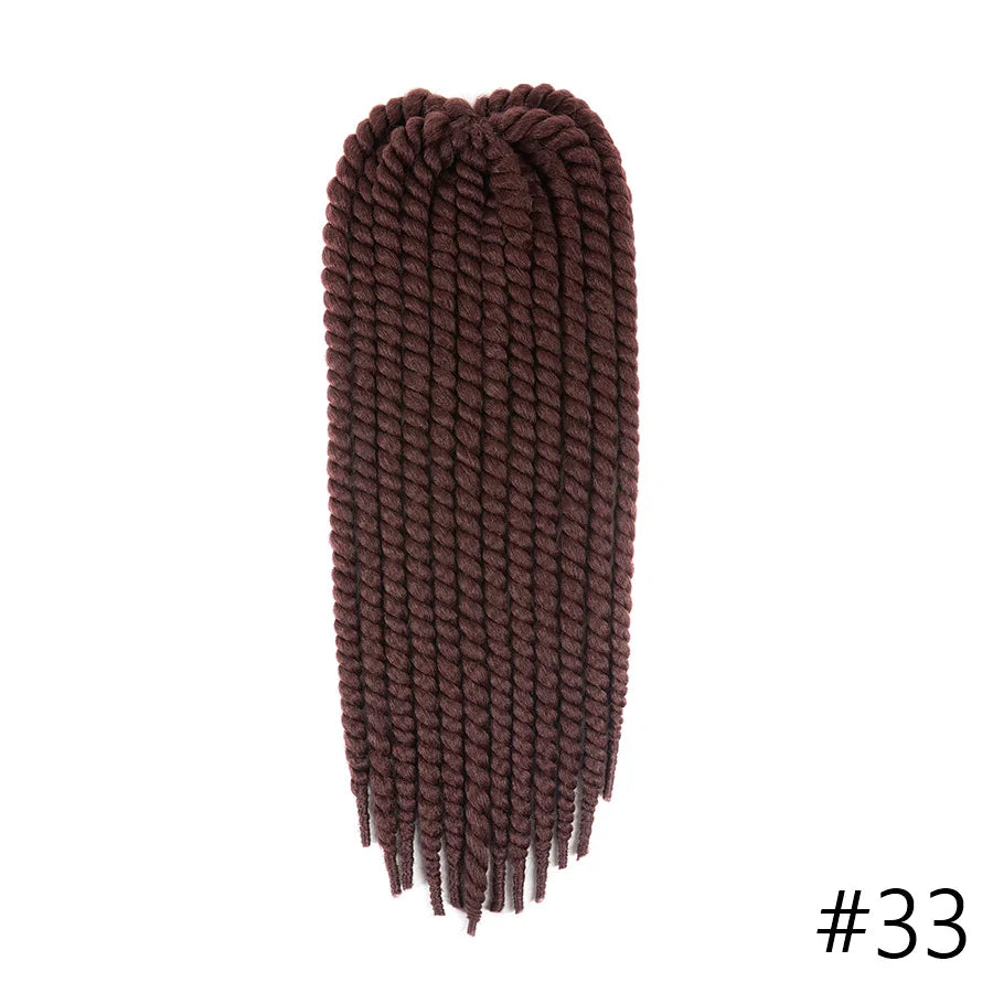 22 Inch Senegalese Twist Crochet Hair – Ombre Synthetic Jumbo Twist Braids (120g)