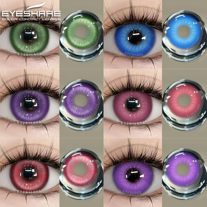 Fashion Lenses Pink Cosplay Anime Lens Color Contact Lenses Cosmetics Colored