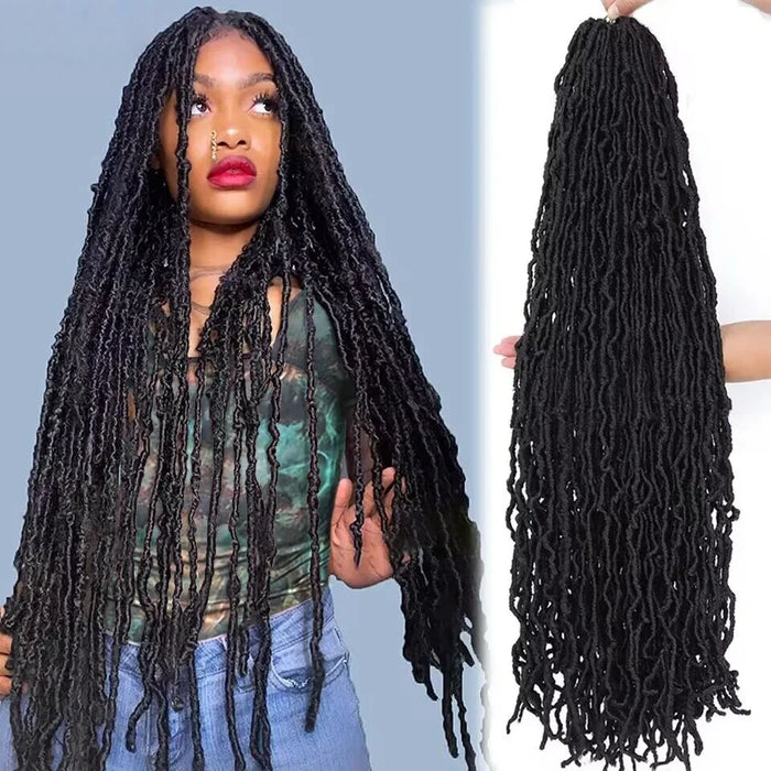 Soft Locs Crochet Hair | Faux Locs Pre-Looped Braids 18–36 Inch