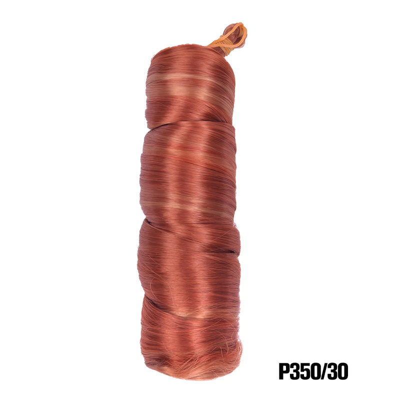 French Curls Braiding Hair Extensions Synthetic Hair Loose Wave Spiral Curl Braids High Temperature Ombre Pre Stretched Hair