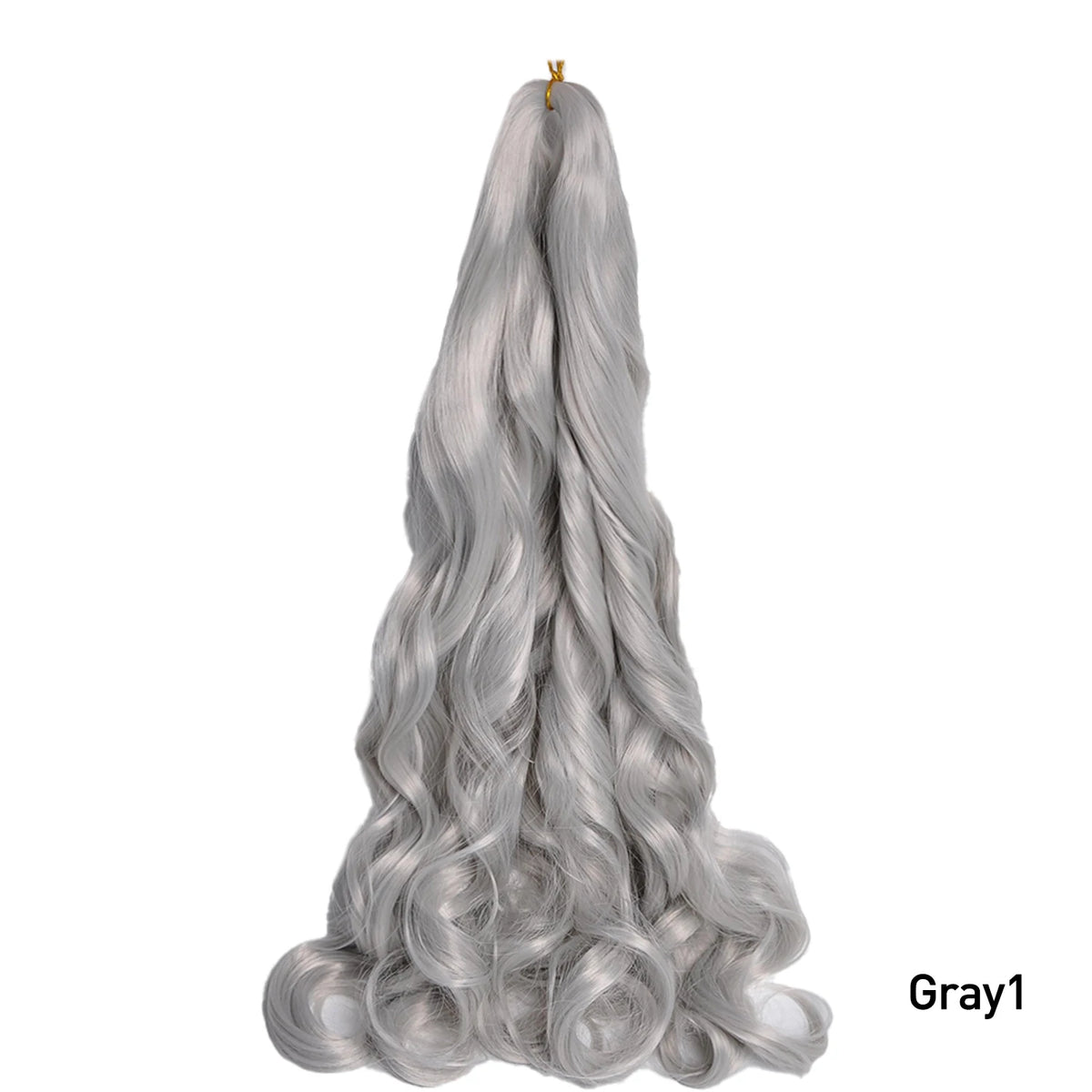 French Curls Braiding Hair Extensions Synthetic Hair Loose Wave Spiral Curl Braids High Temperature Ombre Pre Stretched Hair