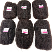 4C Afro Kinky Human Hair Bulk for Braiding