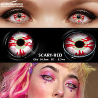 EYESHARE Color Contact Lenses For Eyes 1Pair Anime Cosplay Colored Lenses Blue Red Halloween Lenses Contact Lens Beauty Makeup