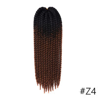 22 Inch Senegalese Twist Crochet Hair – Ombre Synthetic Jumbo Twist Braids (120g)