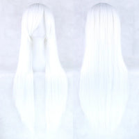 80cm Long Straight Cosplay Wig Synthetic Heat Resistant Wig for Women Party Costume Hair