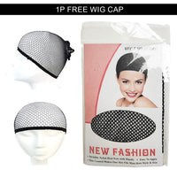 100cm Long Straight Synthetic Wig with Bangs – Pink Purple Cosplay Wig for Women