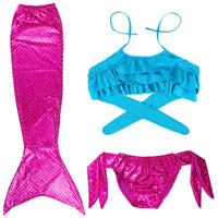 Mermaid Tail for Kids 2025 new girls Cosplay Mermaid Cosplay beach swimsuit for ages 5-10