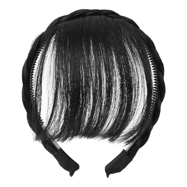 Wide Twist Wig Headbands For Women Wide Fishbone Braids Hairbands Handmade Head Hoop Hair Styling Headwear Accessories Gift
