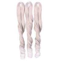 18 Inch French Curly Crochet Braiding Hair Synthetic Blonde Loose Wave Braids Hair Spiral Curls Hair Extensions