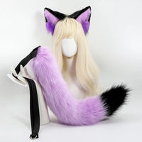 New Red Fox Anime Beast Ear Beast Tail Wolf Ear Cat Ear Headband Nick Fox Nick COSPLAY Simulation Fox Ears Hair Accessories