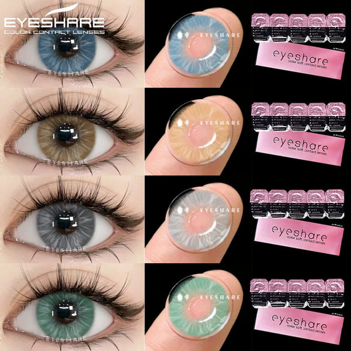 Daily Disposable 1Day Daily Lens Color Contact Lenses for Eyes Daily Dress Up Cool Girl Party Dating 5Pair Daily Lens