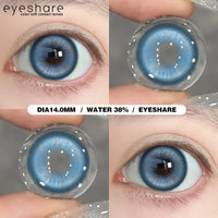 EYESHARE 1Pair Colored Contact Lenses for Eyes White Cosplay Lenses Red Anime Lenses Pink Colored Lens Yearly Blue Eye Contact