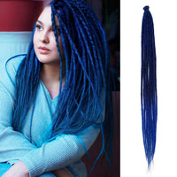 24 Inch Dreadlock Extensions (10 Strands/Pack) – Handmade Crochet Hair