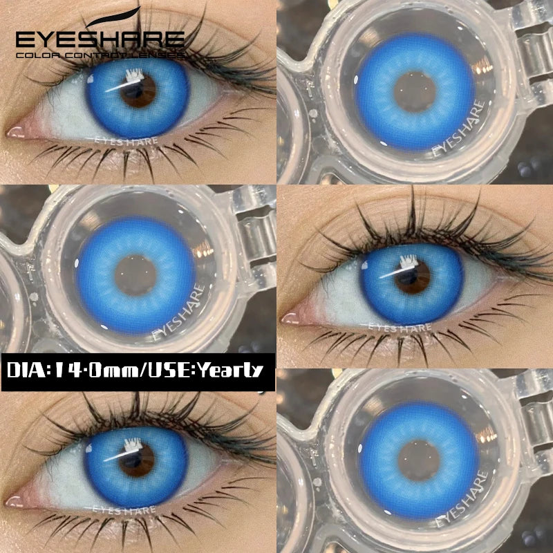 EYESHARE Halloween New Color Contact Lenses Blue Cosplay Anime Contact Red Lenses Purple Eyes Contact Pink Beauty Makeup Lenses