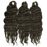 Water Wave Ombre Blonde Braiding Hair Extensions – Deep Wave Afro Curl Crochet for Women