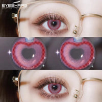 EYESHARE 1pair Colored Contact Lenses for Eyes Purple Lenses Fashion Colorful Beautiful Pupil Lens Yearly Cosmetic Eye Contacts