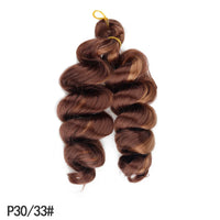 French Curly Crochet Hair Short 12inch Synthetic Braiding Hair Loose Wavy French Curl Braids Extensions for Women