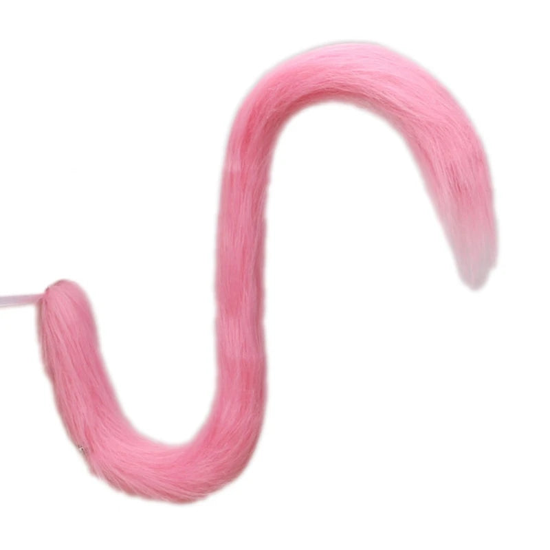 Long Flexible Plush for Cat Tail Adults Kids Cosplay Long Tail Fancy Dress Accessory Costume Anime Long for Cat T