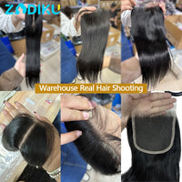 Straight Human Hair Lace Closure & Frontal