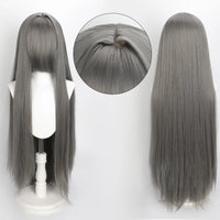 100cm Colourful Wig Long Staight Cosplay Anime Costume Party Wigs Synthetic Heat Resistant Wig