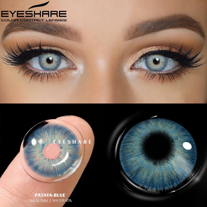 EYESHARE 1 Pair Color Contact Lenses For Eyes Pattaya Natural Yearly Use Lenses