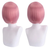Short Cosplay Bob Wig – Face Contouring Thick Synthetic Hair Wig, Colorful Heat Resistant Fiber Wig