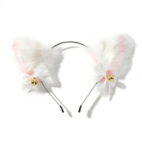 Fashion Cat Ear Paw Gloves Hairband Dance Prom Halloween Cat Ears Headwear Cosplay Cat Ear Anime Party Costume Bell Headwear