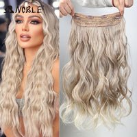 20-Inch Wavy Synthetic Halo Hair Extension with Clips
