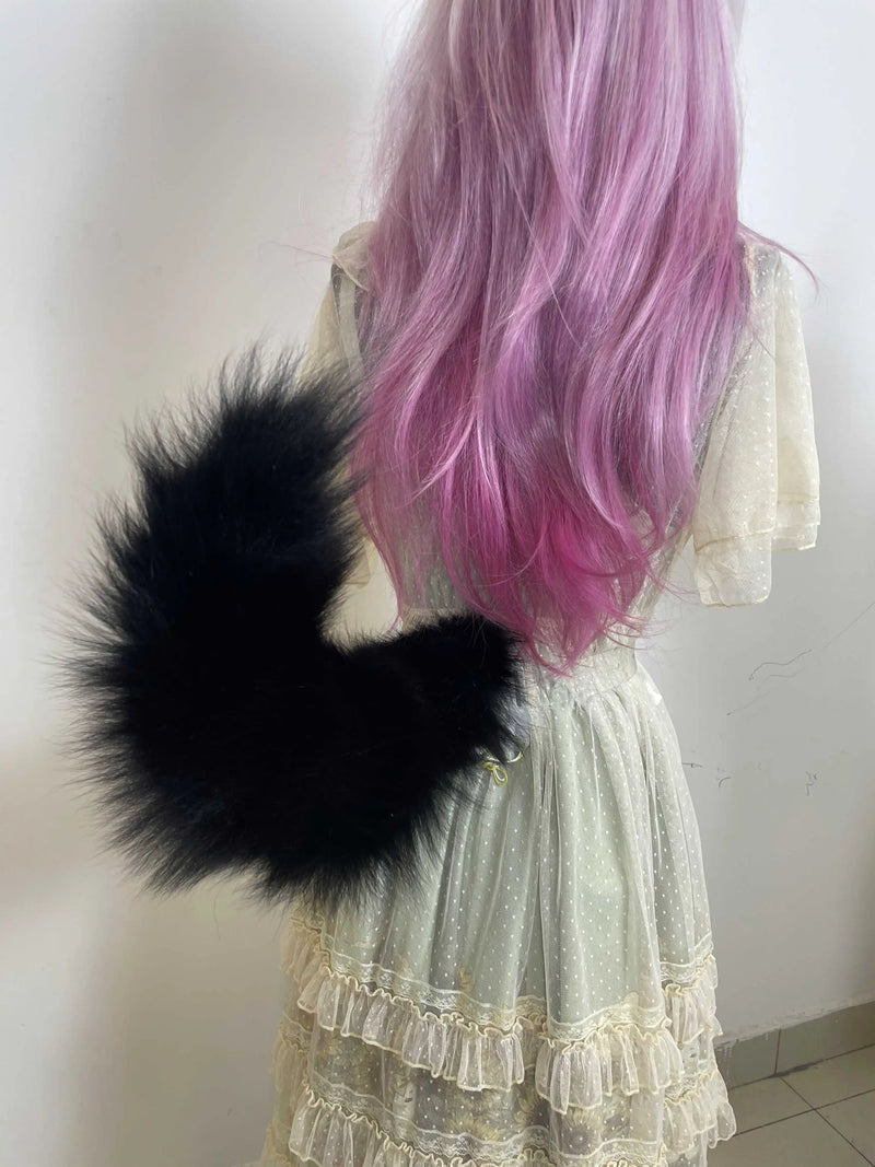 Moving Tail Electronic Electric Swing Tail Cat Tail Wolf Tail Cosplay Party Atmosphere Prop