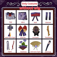 Cosplay Costume Wig Game Impact Cosplay Full Carnival Costume