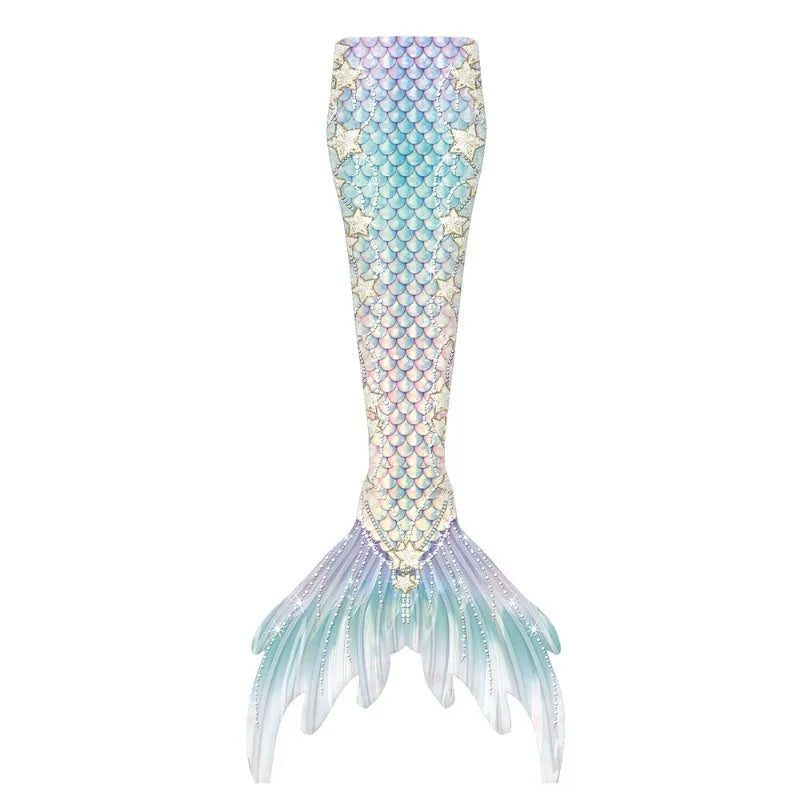 Swimming Mermaid Tail Cosplay Costume Children Party Gift Fantasy Swimsuit Beach Swimwear Kids Adult 2025 New Summer Season