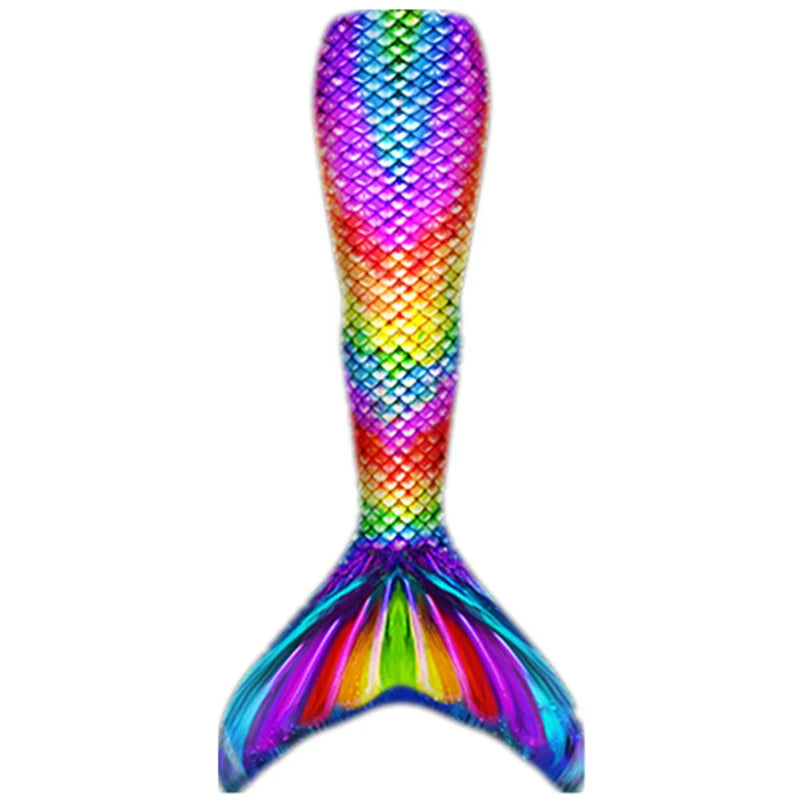 Women Girls Mermaid Tails Cosplay Bathing Suit Beach Swimmable Mermaid Costume (No Monofin) Swimwear Fishtail Costume For Adults