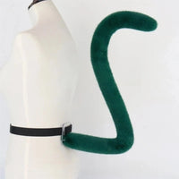Cute Green Cat-Ear & Tail Cosplay Set – Furry Animal Costume Accessory