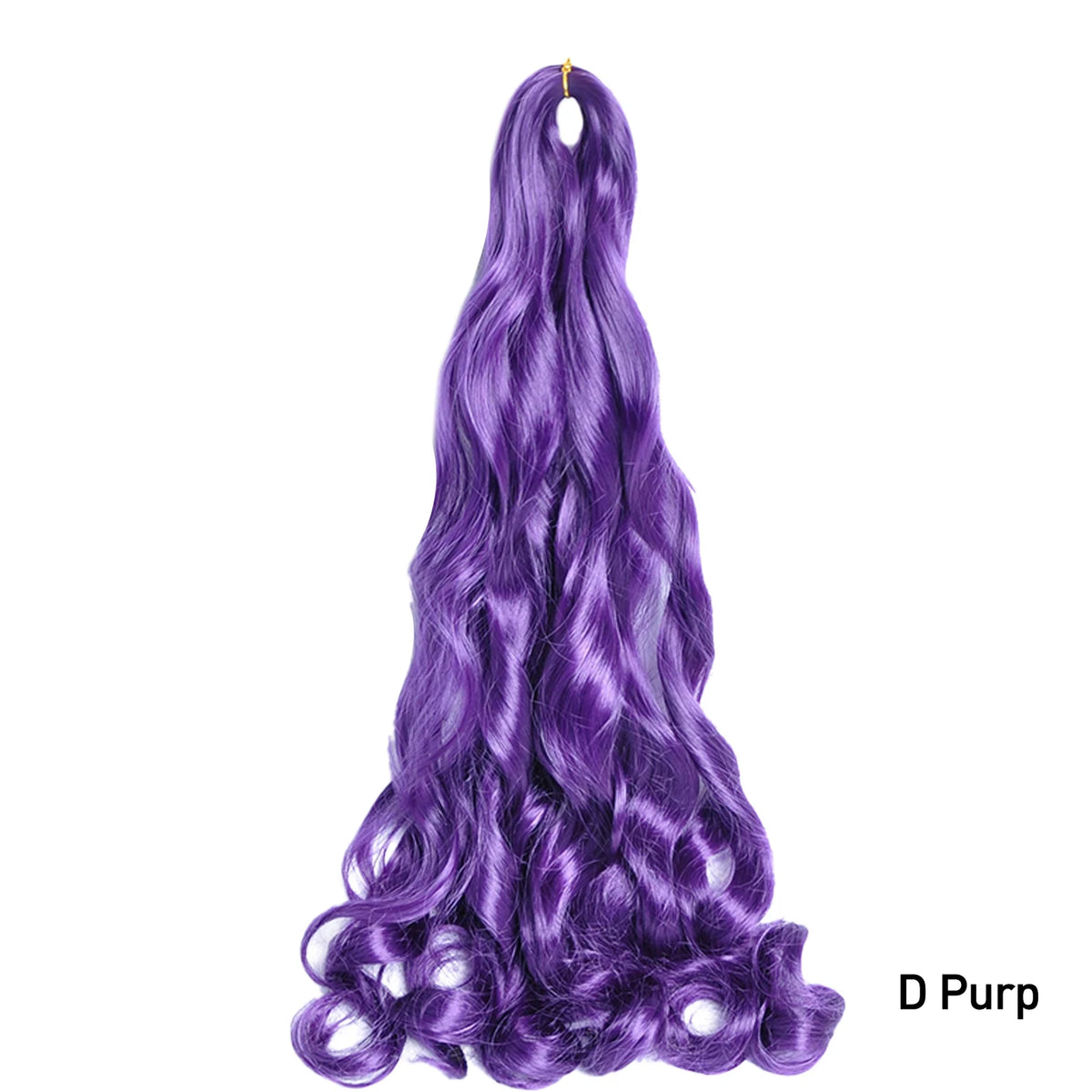 French Curls Braiding Hair Extensions Synthetic Spanish Curl Hair Loose Wave Spiral Curl Braids High Temperature For Black Women