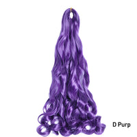 French Curls Braiding Hair Extensions Synthetic Spanish Curl Hair Loose Wave Spiral Curl Braids High Temperature For Black Women