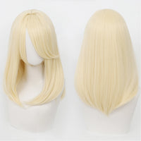 18 Inch Extra Long Straight Hair Wig With Bangs Synthetic Heat-Resistant Suitable For Women Cosplay Wigs