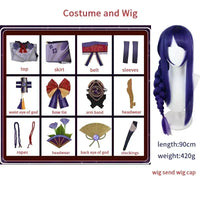 Cosplay Costume Wig Game Impact Cosplay Full Carnival Costume