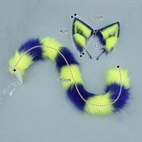 Ankha Cat Cosplay Props Ear Tail Animal Headband Lolita Accessories Club Pub Masquerade Party Women's Headwear