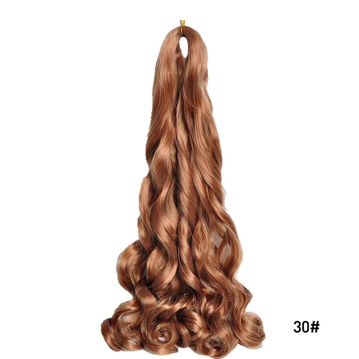 French Curls Braiding Hair Extensions Synthetic Spanish Curl Hair Loose Wave Spiral Curl Braids High Temperature For Black Women